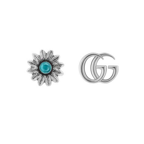 double g earrings gucci|Gucci interlocking earrings silver.